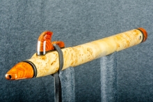 Yellow Cedar Burl Native American Flute, Minor, Low F-4, #Q2A (1)